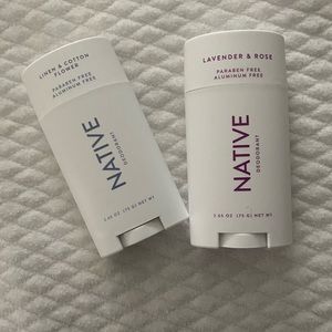 NEW 2 native deodorants never opened!